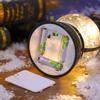 USB Концертный Снежный Шар Рождественское Украшение - Светящийся Смоляной Фонарь с Золотой Лошадью