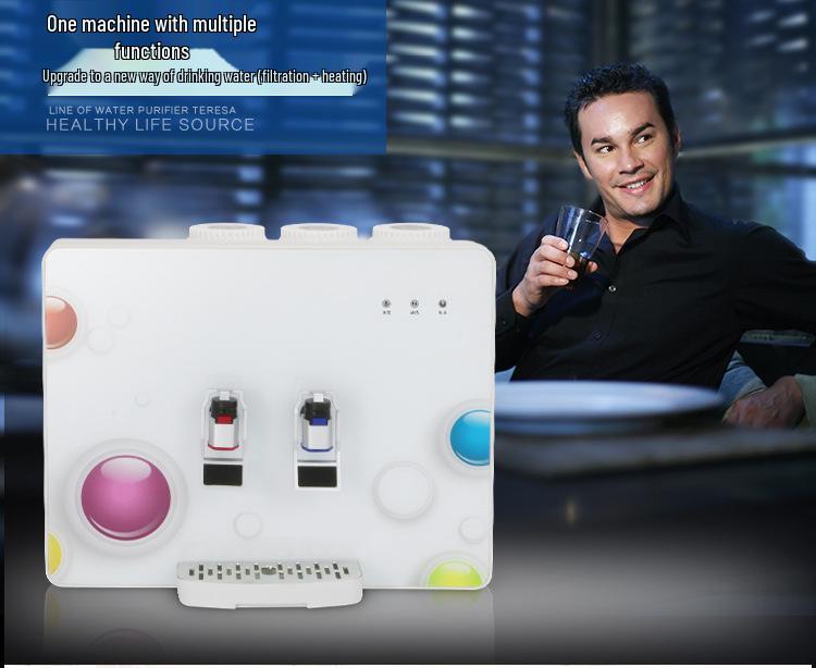 Wall-Mounted 4-Stage RO Reverse Osmosis Water Purifier with Heating for Direct Drinking