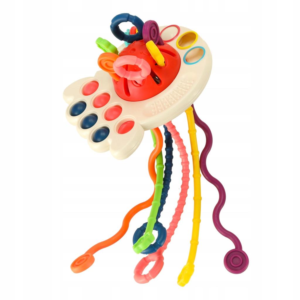 Octopus Pop It Montessori Sensory Toy 4-in-1 Baby Teether