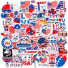 50 American Stickers American Love Butterfly Flag Stickers