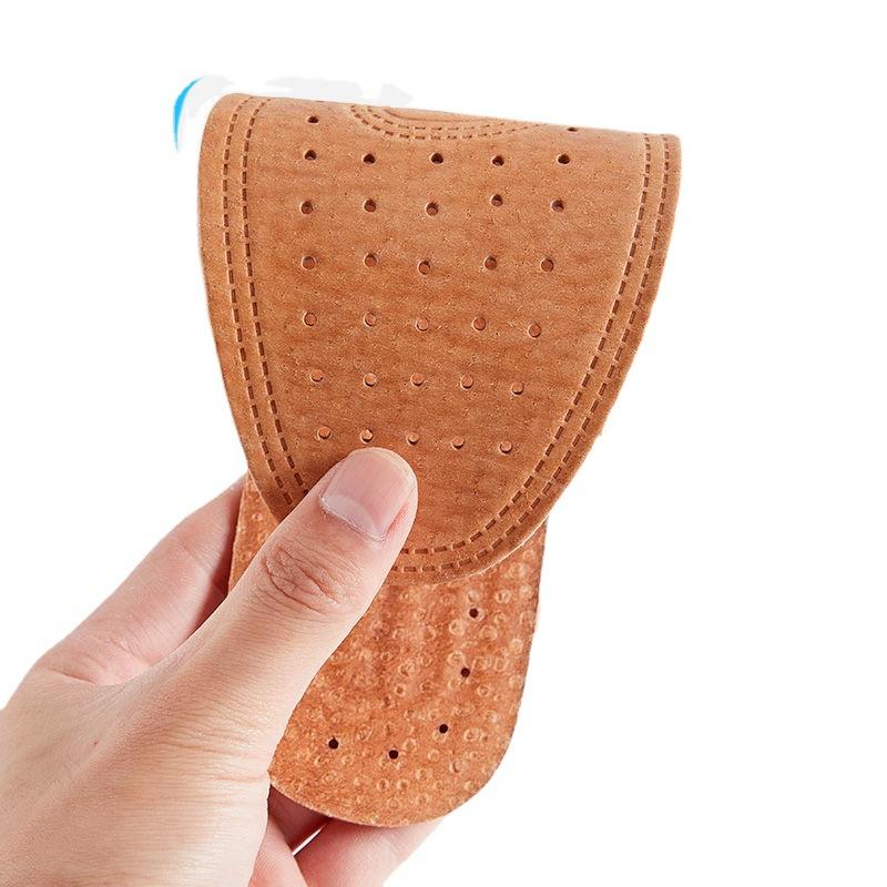 Дышащие кожаные стельки для мужчин и женщин - Перфорированный дизайн для деловой и повседневной обуви