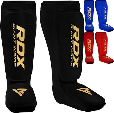 RDX Защита голени FIGMMA Защита ног для Муай и Боевых искусств Удар Колено и Голень и Официальный Японский Продукт [Сертифицировано EMMAA] Кикбоксинг, Тайский,
