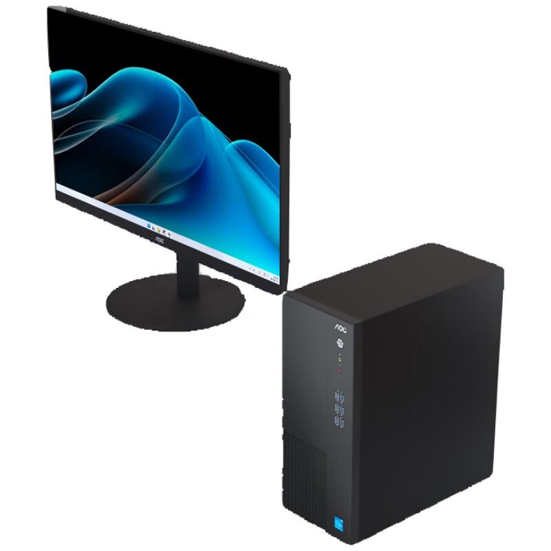 AOC Business Desktop PC with 23.8-inch Monitor (CN version)