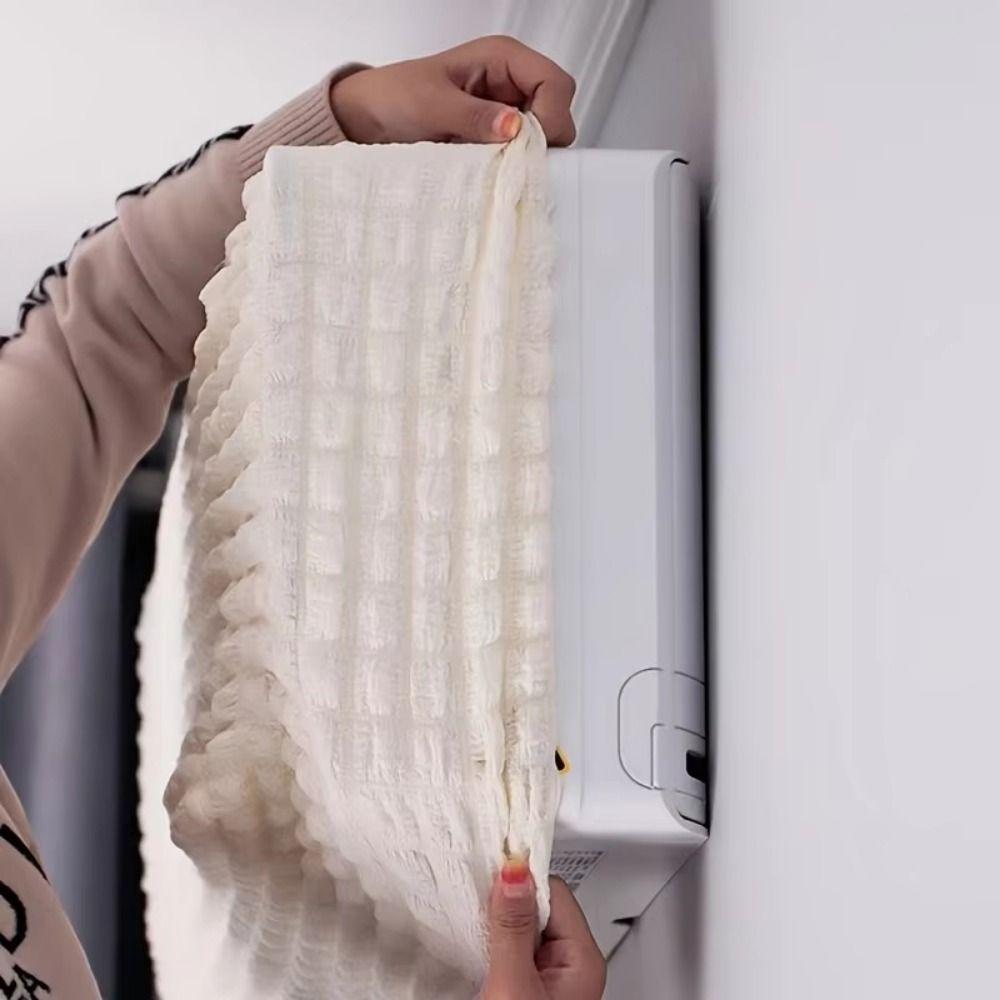 Retractable Air Conditioner Cover Washable AC Protective Cover AC Dust Cover Indoor