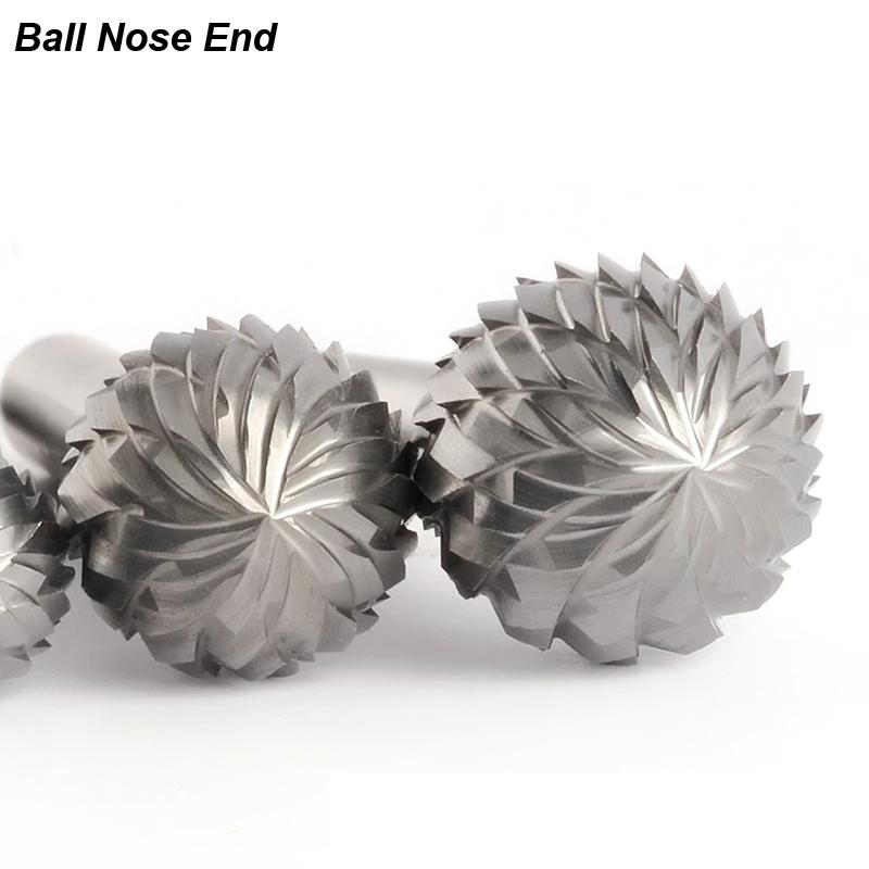 Шариковая головка Die шлифовальная машина биты Резьба Абразивные инструменты Вольфрамовый вращающийся напильник Твердосплавный борфреза Сверло для металла Дерево Пластик