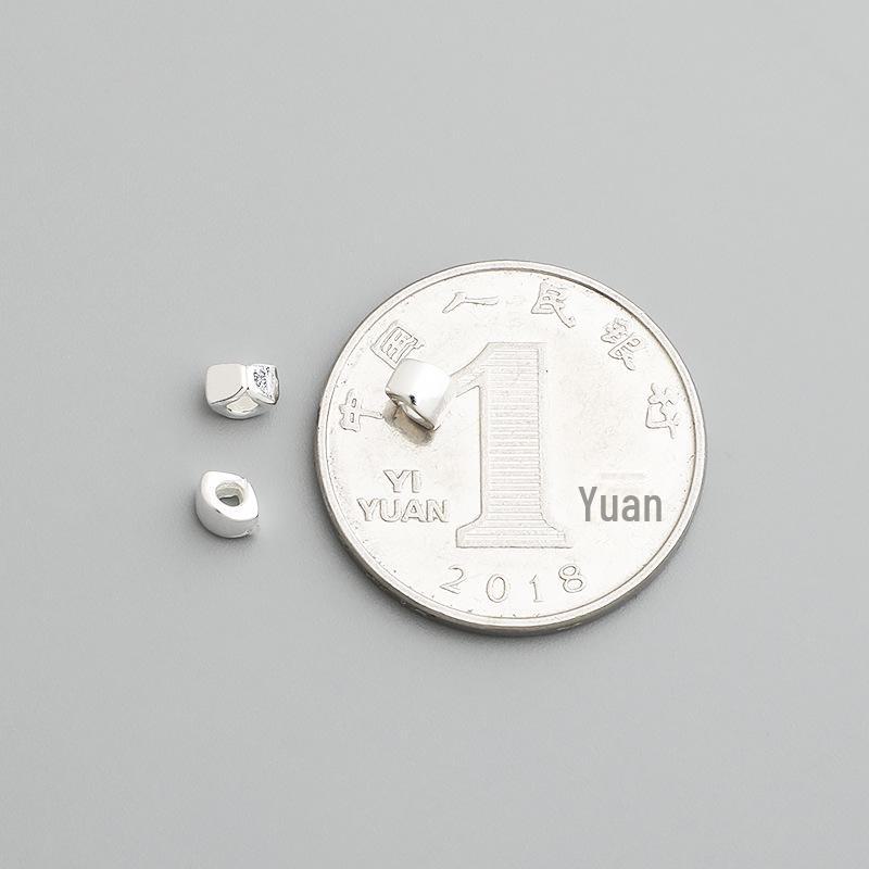 Бусины-разделители неправильной формы из стерлингового серебра S925 для браслетов и ожерелий ручной работы своими руками