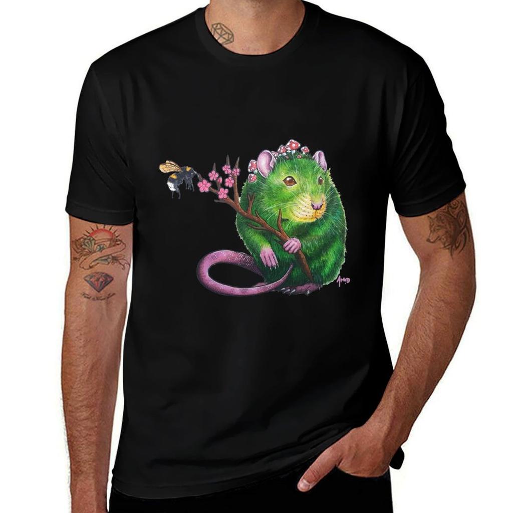 Full Of Life Druid Rat Tshirt Light Athletic Short Sleeve Tee Shirt
