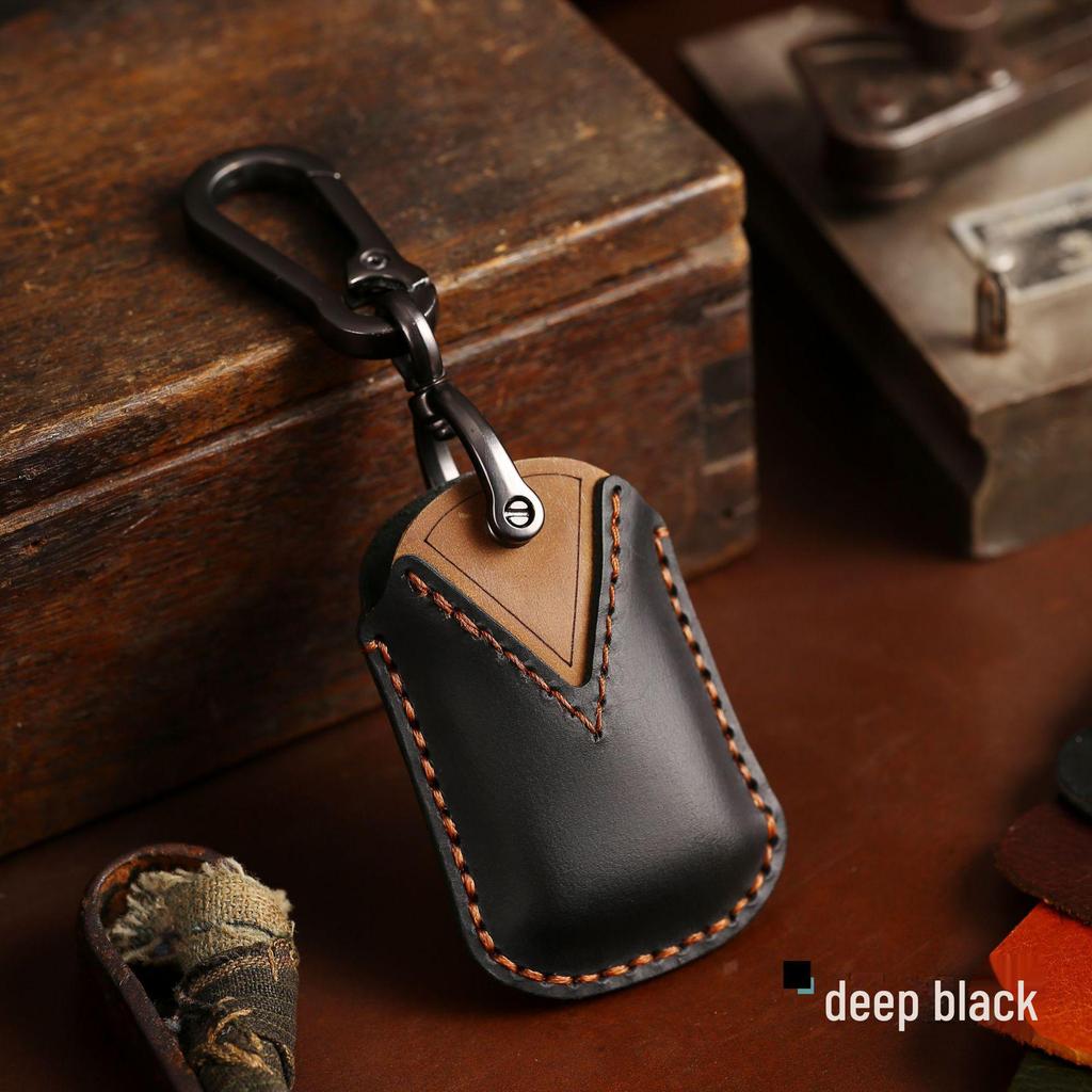 Чехол для ключа из натуральной кожи ручной работы для пульта дистанционного управления Toyota