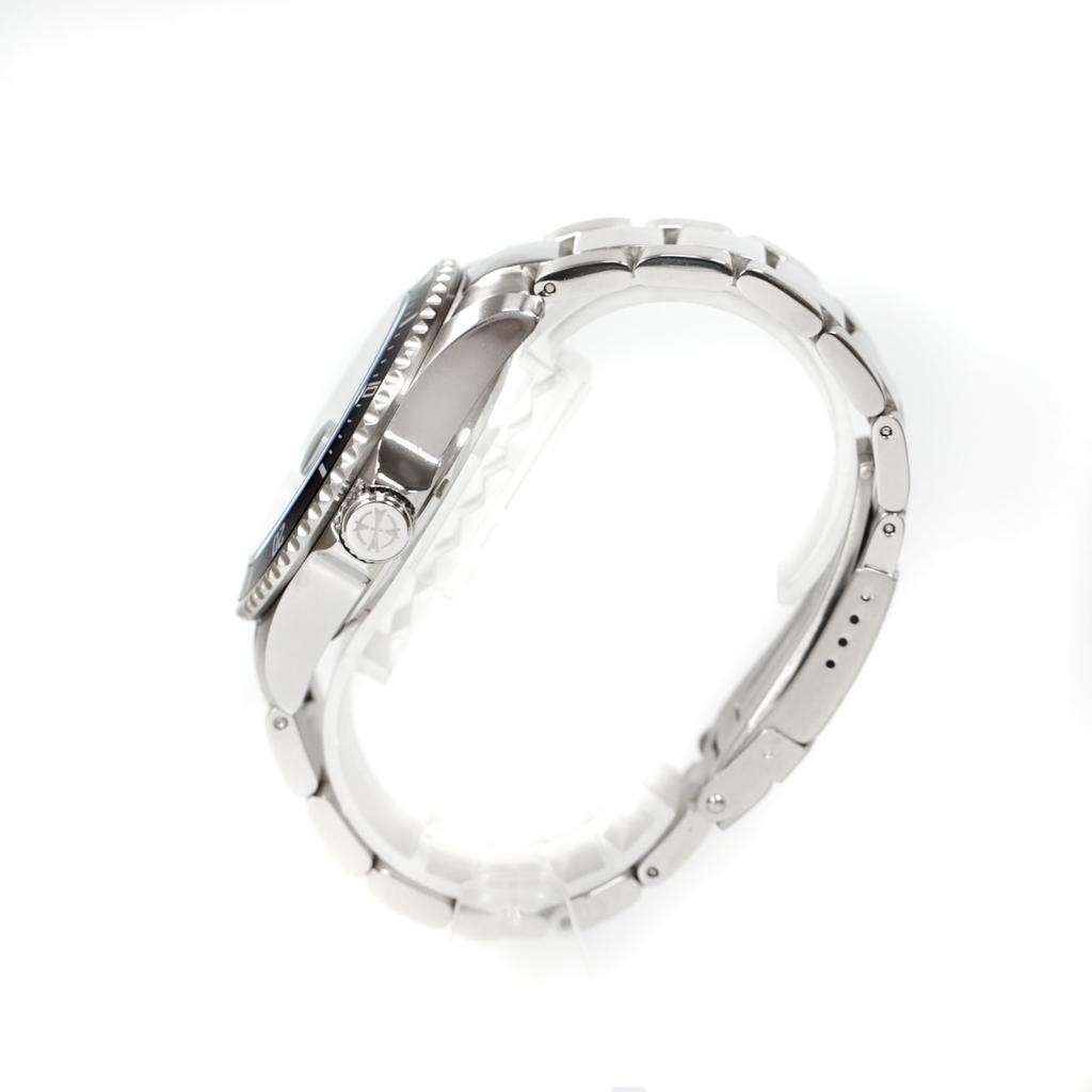 ENRIVA Men's 200m Water Resistant Diver Automatic Watch with Stainless Steel Band, Professional Japanese-Made Automatic Watch with Three Hands, Date