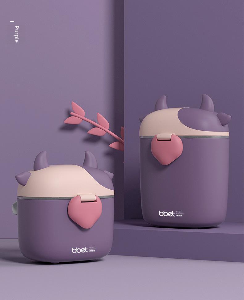 Портативный контейнер для хранения детского молока и рисовой муки большой емкости - влагонепроницаемый и герметичный