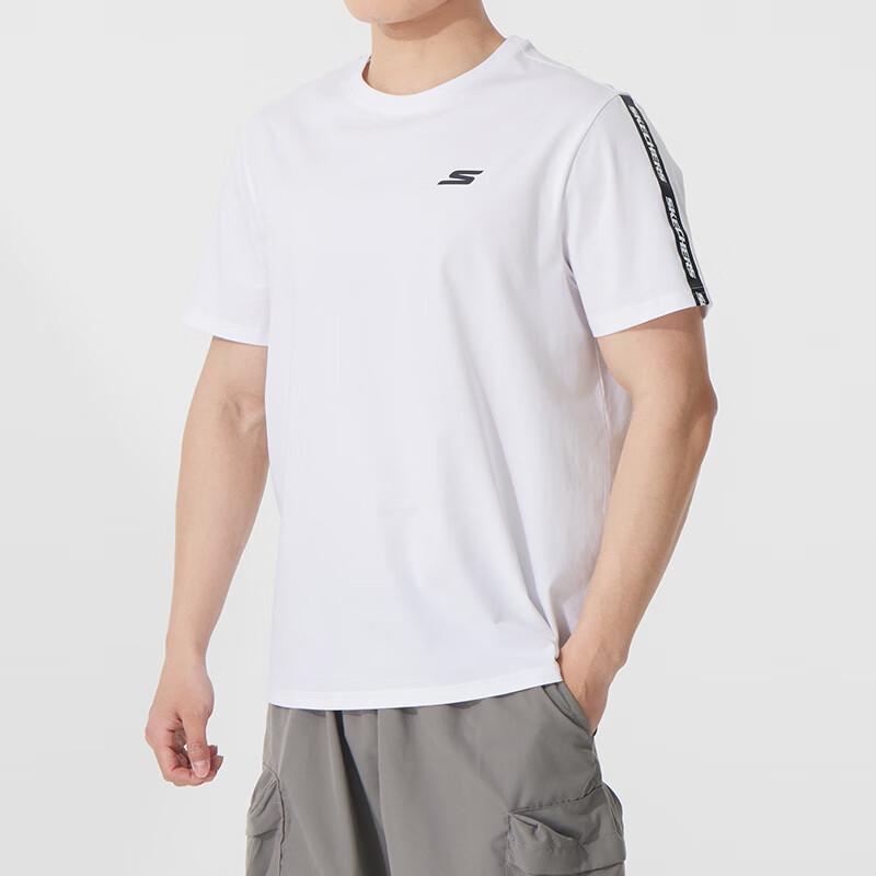 Skechers Мужская летняя спортивная футболка с коротким рукавом P225M270-0019