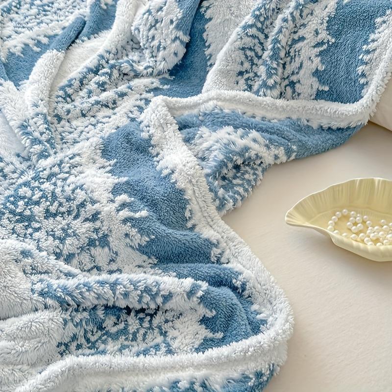 1 шт. Мягкий и уютный плед - Теплый фланелевый для дивана, офисная шаль, для спальни, для кемпинга и путешествий, офисная шаль