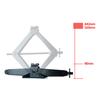 Compact 2T Jack with Swivel Head, Ratchet Wrench and Gloves