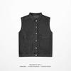 Men's Workwear Denim Vest Spring and Autumn Jacket Bf Y2k Style Loose Sleeveless Vest Men Clothing