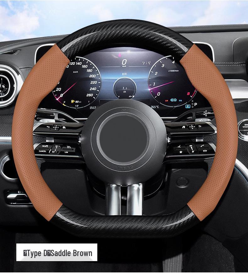 Adapts Hongqi Steering Wheel Cover for H5/H7/E-H9/HS7/HS5/HS3/EQM5 - Ultra-thin, All-Season, Universal Fit