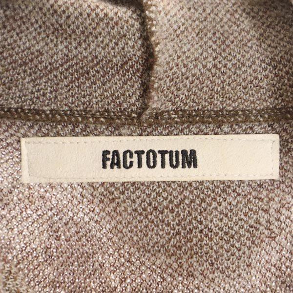 FACTOTUM сделано в Японии Комбинезон Ручка Длинный рукав 100% шерсть Вязаный Парка Мужской Б/у