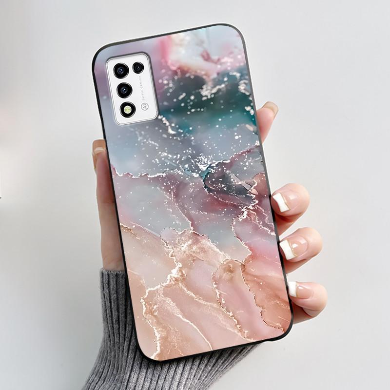 For ZTE Libero 5G III,  A202ZT Soft Silicone Black Case For ZTE Libero 5G II, A103ZT Popular Pattern Panda Shockproof Shell