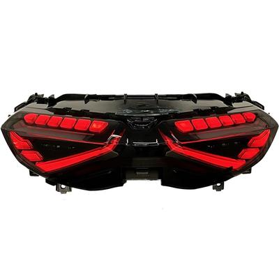 CyberLED NMAX 155 Задний фонарь Кастомный светодиодный задний фонарь Последовательный динамический указатель поворота Модель NMAX Полностью светодиодный Анимация при включении Дымчатый задний фонарь Cyber LED Задний фонарь