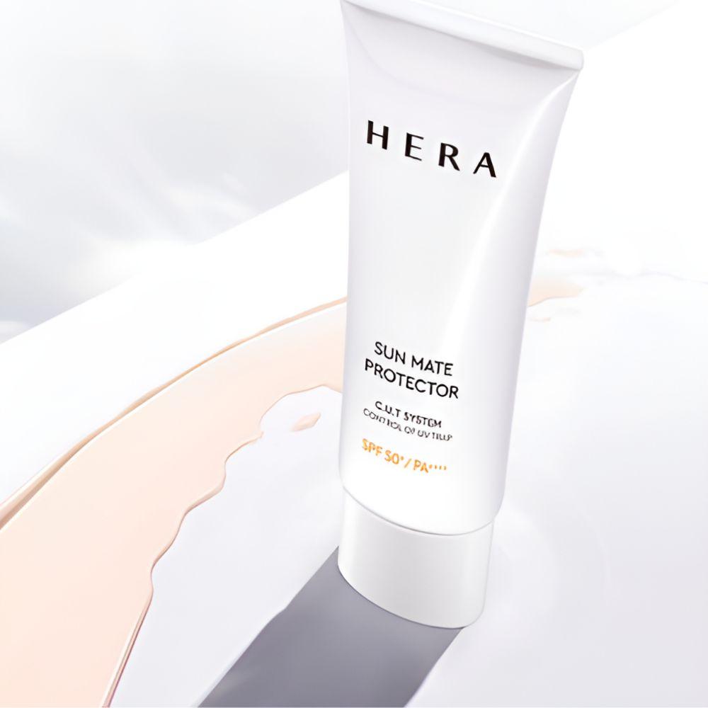 Hera Солнцезащитный крем Sun Mate Protector SPF50+ PA+++ Защита от УФ-излучения 50 мл x2