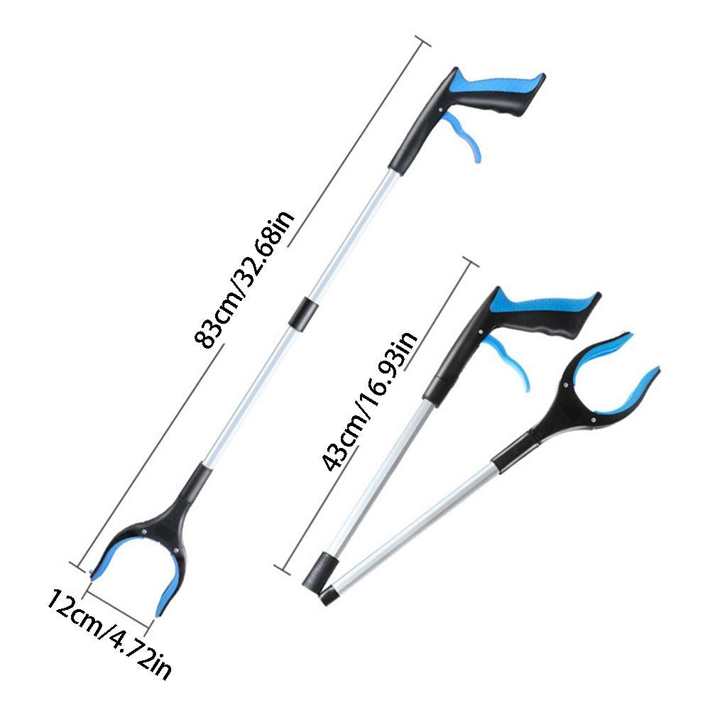 Easy To Hold Foldable Litter Picker Collapsible Lightweight Trash Reacher Picker Safe Strong Magnetic Tip Garbage Grabber Garden