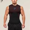Мужская дышащая облегающая тренировочная жилетка GYMSHARK - с коротким рукавом