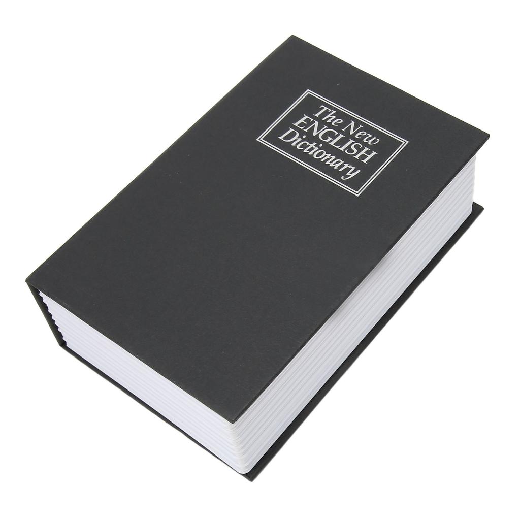 Сейф для хранения книг с ключами из нержавеющей стали, скрытый секретный чехол в форме книги для домашнего офиса и магазина