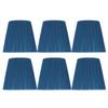 6PCS Clip On Design Cloth Lampshade Lightweight Wall Lamp Shade  Chandelier Replacement