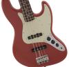 Fender Электробас, сделанный в Японии, традиционный джазовый палисандр 60-х годов, Fiesta Red Bass®, накладка на гриф,