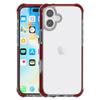 For iPhone 16 Case Four Corners Anti Drop Clear TPU + TPE + PC Phone Cover