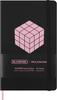 Moleskine X BLACKPINK Лимитированное издание Недатированный планировщик жизни в подарочной коробке, Твердая обложка, Большой (5" x 8.25") В клетку/В линейку, Черный, 240 страниц