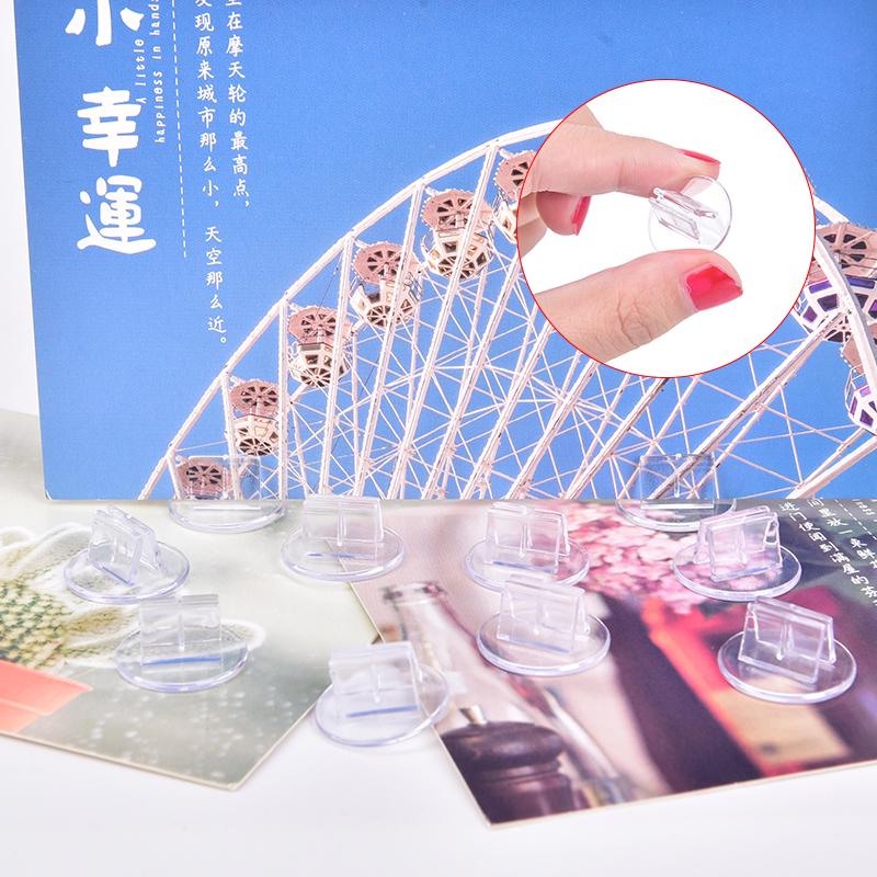 10PCS/Lot Cards Base Stand for Paper Card Board Games Transparent Plastic Stand Card For Children Cards Holder Game Accessories