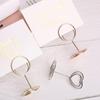 Wedding Supplies Paper Clamp Rose Gold Clamps Stand Photos Clips Table Numbers Holder Place Card