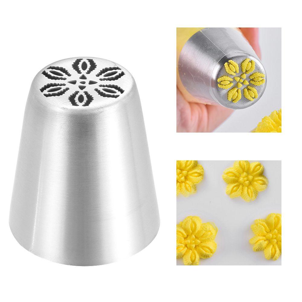 Cake Decorating Fondant Pastry Tips Flower Nozzle Icing Piping Nozzles Baking Mold Ice Cream Tool