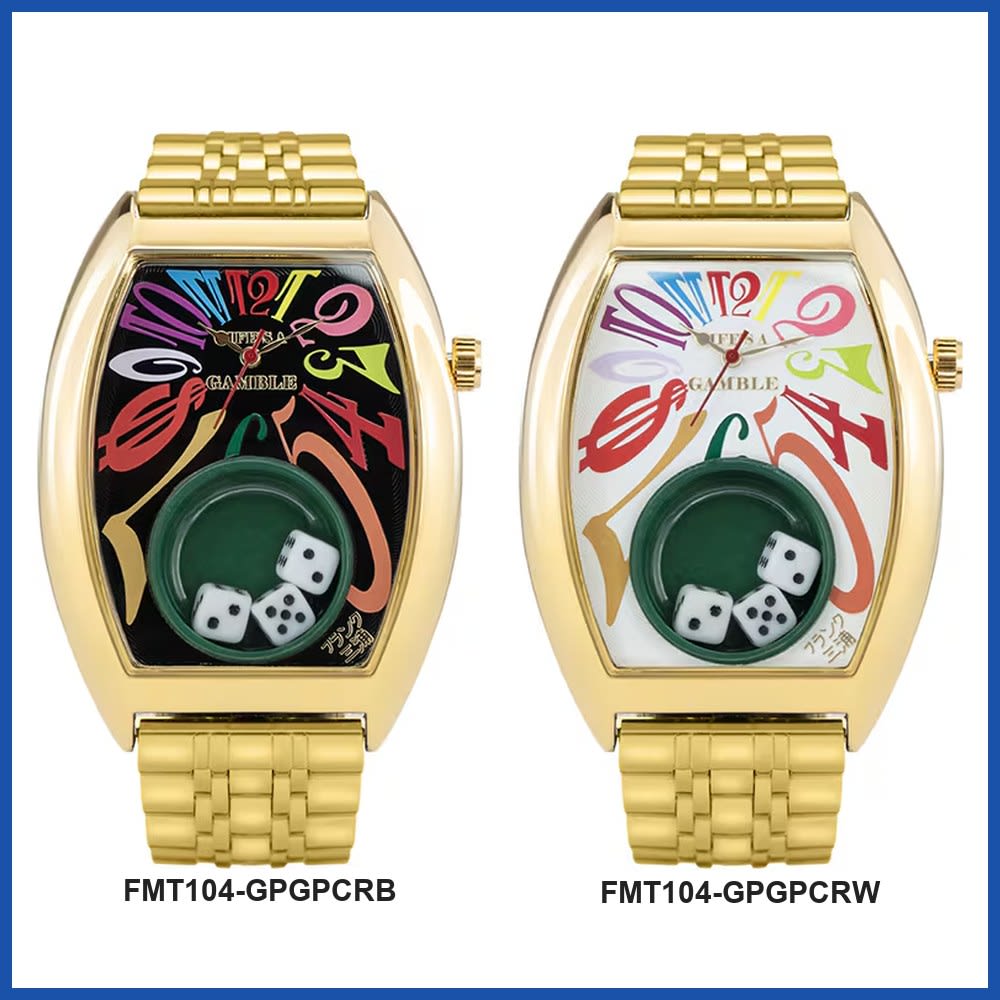 Frank Miura FMT Series Unisex Wrist Watch FMT104-GPGPCRB FMT104-GPGPCRW Gift Casual Business Sports Student