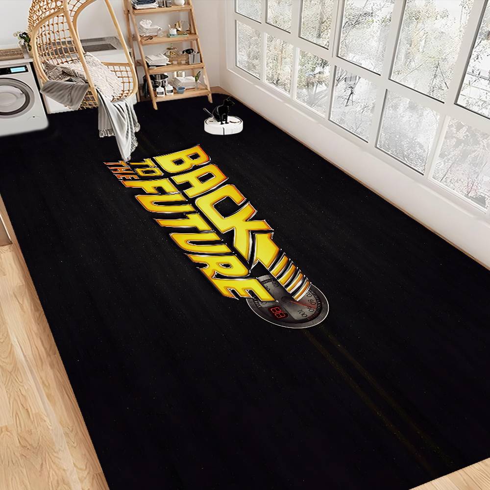 Back To The Future Bathroom Mat Kids Room Bedroom Decoration Balcony Anti-Slip Doormat Living Room Welcome Rug