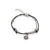 Bohemian Fashion Summer Beach Leather Women Beads Charm  Anklets Foot Chain Sun Pendant