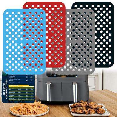 Силиконовый коврик для фритюрницы для кухни, антипригарный коврик для выпечки, кондитерские принадлежности, принадлежности для выпечки, масляные коврики, подкладка для фритюрницы