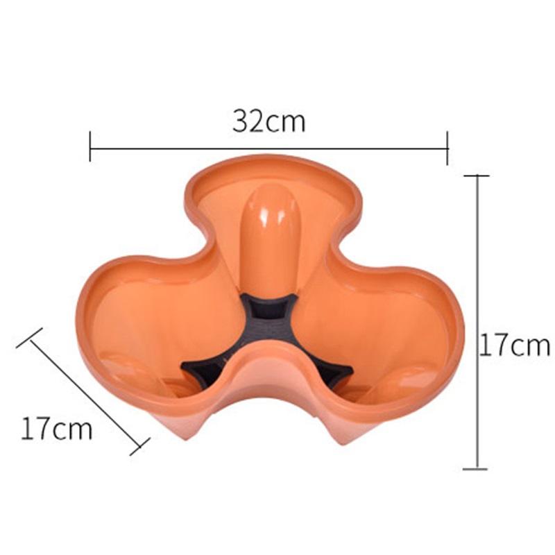 Пластиковый цветочный горшок, вертикальный многослойный ящик для рассады, огородный горшок для клубники, креативный контейнер для посадки на балконе