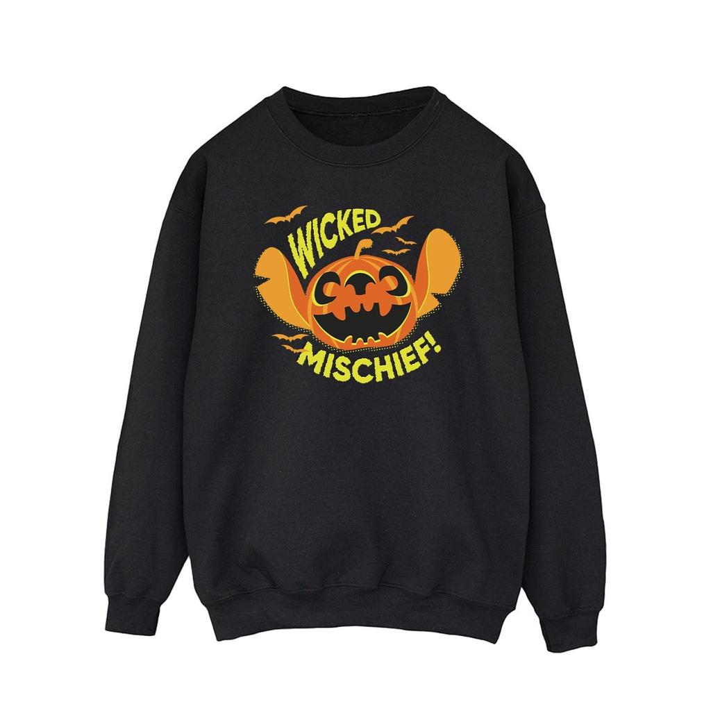 Disney Mens Lilo And Stitch Wicked Mischief Sweatshirt