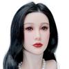 100% Silicone Head Standard Wig Suitable for 130-180CM Sex Doll Body 2 Connection Methods GJ-ZP006
