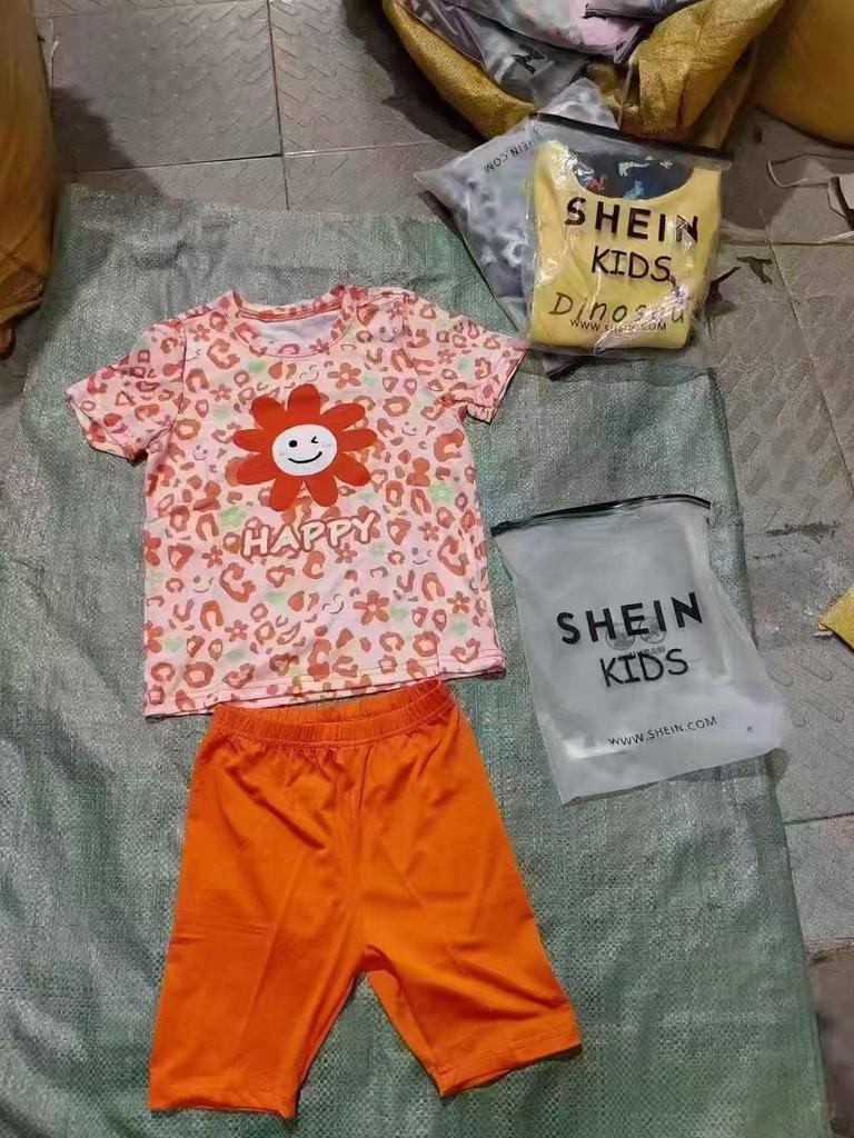 Shein Модный детский комплект-двойка унисекс