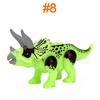 Светящиеся игрушки-динозавры для детей, тираннозавр Юрского периода, светящиеся в темноте строительные блоки, развивающие игрушки, подарок, украшение для дома