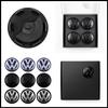 VW 4pcs Set VW Floating Car Wheel Center Caps 56mm/65mm Hubcap Covers for VW Jetta MK5 Golf Passat CC Styling 3B7601171 1J0601171 zs7