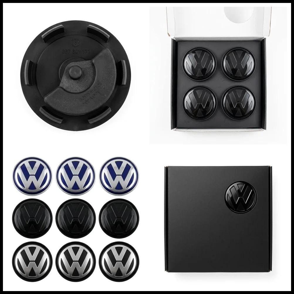 VW 4pcs Set VW Floating Car Wheel Center Caps 56mm/65mm Hubcap Covers for VW Jetta MK5 Golf Passat CC Styling 3B7601171 1J0601171 zs7