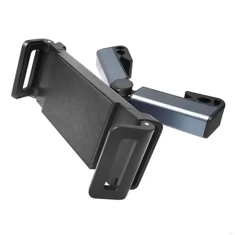 Car Headrest Tablet Phone Holder 4.7-12.9 Inch Telescopic Rear Pillow 360° Rotating Seatback Mount Adjustable Stand for iPad