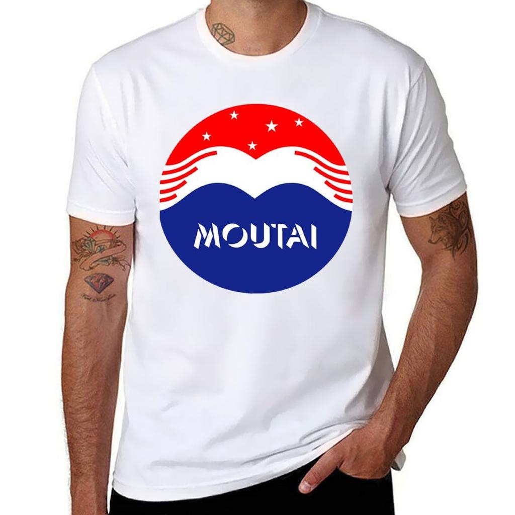 Футболка Moutai For Fans Легкая Повседневная Летняя Футболка