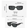 Sunglasses Korean UV Protection Square Frame Vintage Fashion Glasses Small Face Meteor [88flix]