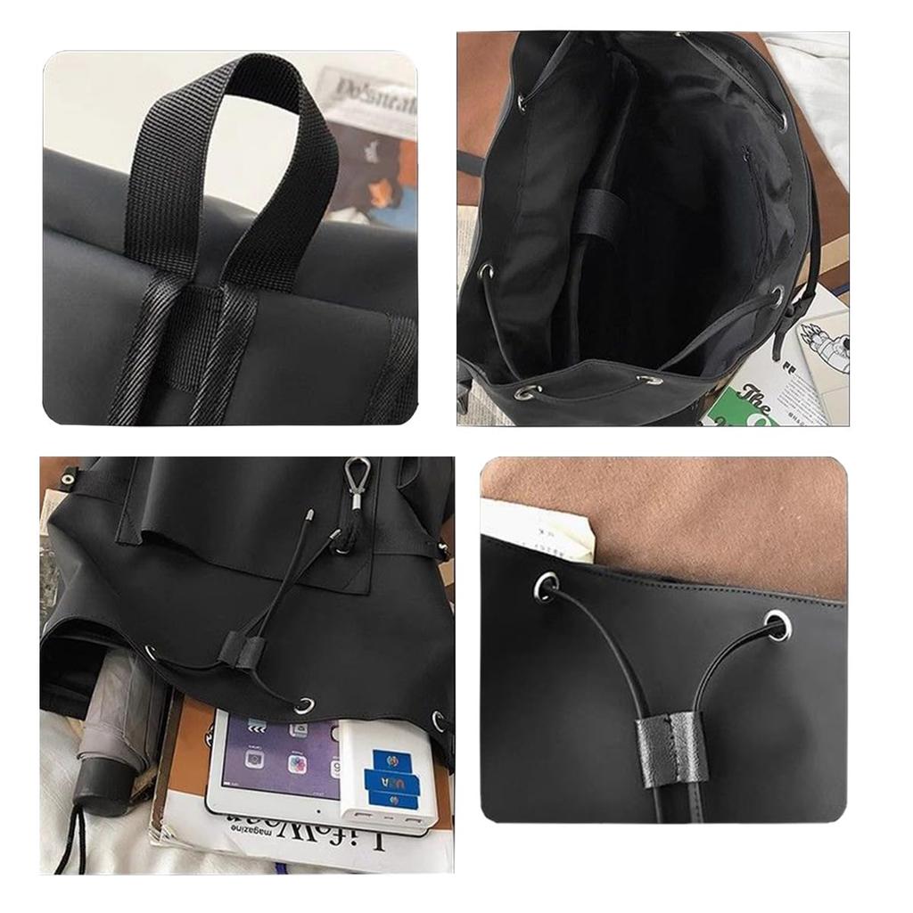 Backpack for Women and Large A4 For Commuting to Functional Backpack [DIVA Rose] Men, Capacity, Waterproof, Adults, Stylish, Plain, Rucksack,