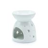 Oil Burner Tealight Angel Cut Out White