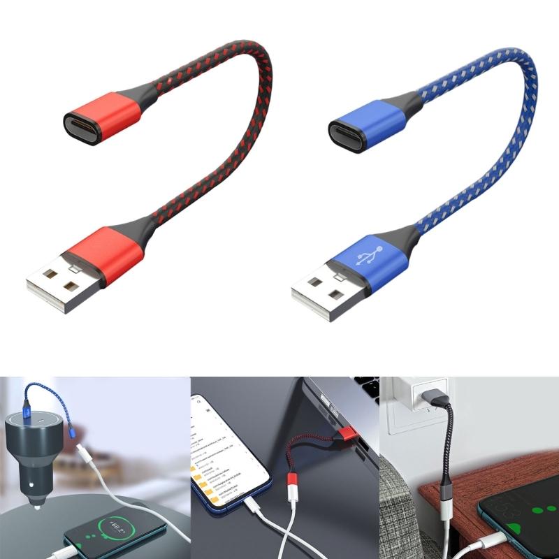 USB 2.0 Адаптер Папа на Type C Мама 480 Мбит/с Синхронизация Данных для Ноутбука ПК USB Зарядных Устройств Удлинитель Конвертер
